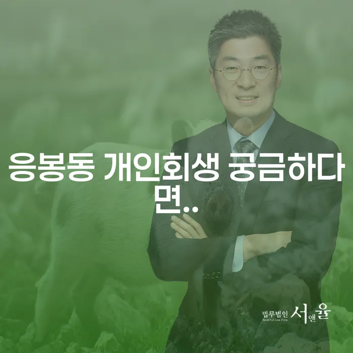 응봉동 개인회생 궁금하다면..